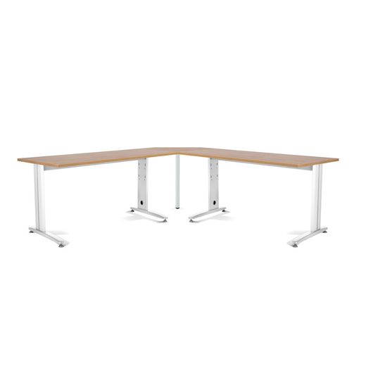 Mesa Ángulo 90º Antracita/Gris