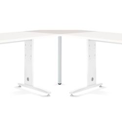 Mesa Ángulo 90º Blanco/Blanco