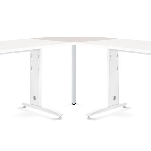 Mesa Ángulo 90º Blanco/Blanco