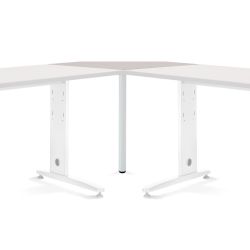 Mesa Ángulo 90º Blanco/Gris