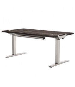 Mesa completa regulable en altura Levado roble 140x80cm