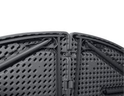 Mesa con sistema de unión 166,3x166,3cm polietileno XLmoon Zown