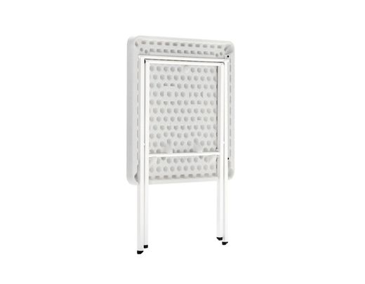 Mesa cuadrada plegable Bistrot70 multiusos blanca 69x69 cm