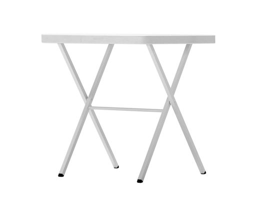Mesa cuadrada plegable Bistrot70 multiusos blanca 69x69 cm