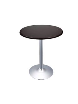 Mesa de vending Altarejos base cromada y tablero 60cm negro