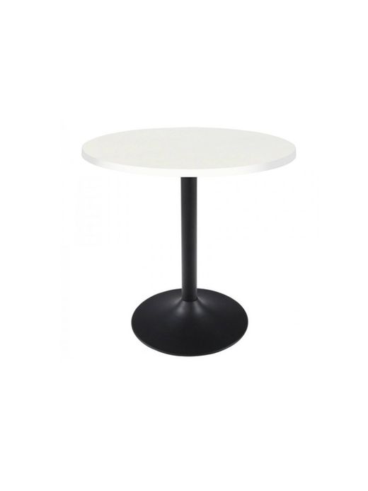 Mesa de vending Altarejos base negra y tablero 60cm blanco