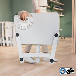 Mesa elevable pequeńa neumática plegable Leitz Ergo