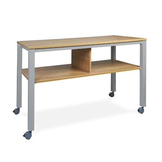 Mesa Executive 2 Niveles 160 x 80 Blanco/Blanco
