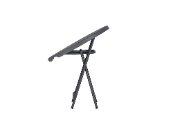 Mesa plegable Ø81.3cm polietileno Praxis80 Zown