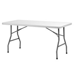 Mesa plegable XL150 Zown con sistema de unión transversal 152,4x76,2cm