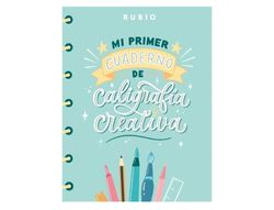 Mi primer cuaderno de caligrafia creativa rubio encuadernacion rustica 108 paginas 205x265 mm