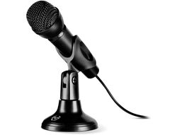 Microfono krom kyp mini gaming con base ajustable conector jack 3,5 mm