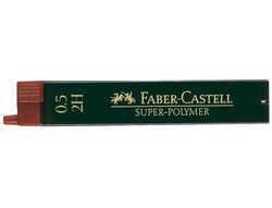 Minas faber grafito 9065 0,5 mm 2h -estuche de 12 minas