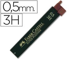 Minas faber grafito 9065 0,5 mm 3h -estuche de 12 minas