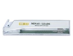 Minas Liderpapel Grafito 0.5 mm Hb Tubo de 12 Minas