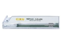 Minas Liderpapel Grafito 0.7 mm Hb Tubo de 12 Minas