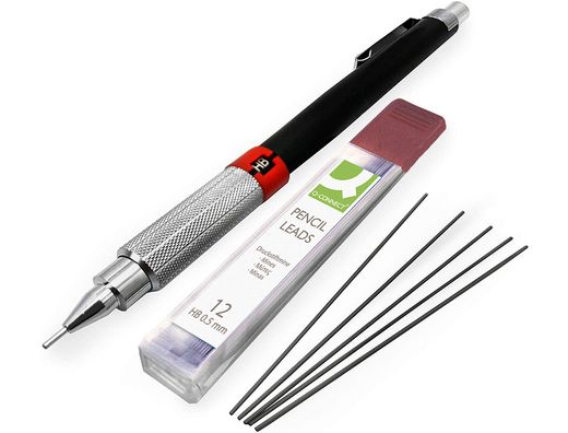 Minas Q-Connect Grafito 0.5 Hb -Estuche de 12 Minas