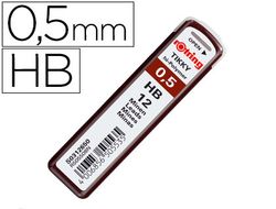 Minas rotring grafito 0,5 mm hb estuche de 12 minas