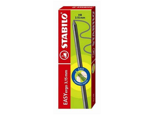 Minas stabilo easy ergo grafito hb de 3,15 mm -cajita de 6 minas