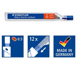 Minas Staedtler mars Carbón HB 0,5mm