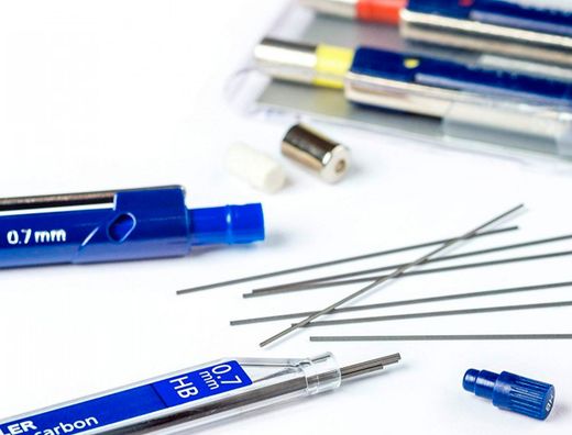Minas staedtler mars micro grafito 0,7 mm hb tubo con 12 minas