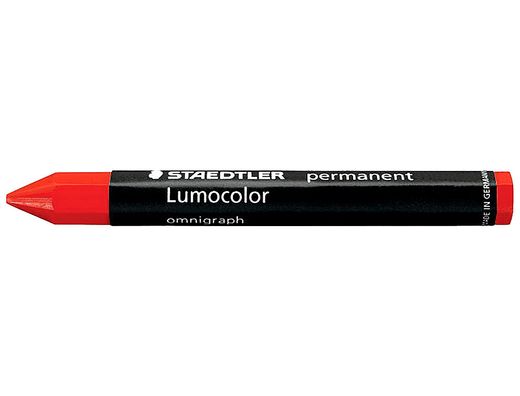 Minas staedtler para marcar rojo lumocolor permanente omnigraph 236 caja de 12 unidades
