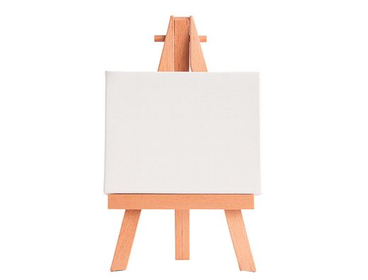 Mini lienzo con caballete liderpapel 6x8 cm gramaje 280g/m2 certificado fsc