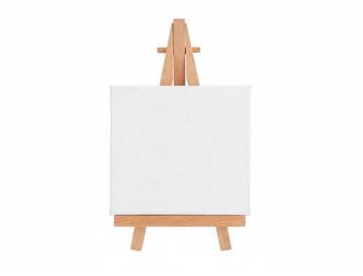 Mini lienzo con caballete liderpapel 8x10 cm gramaje 280g/m2 certificado fsc