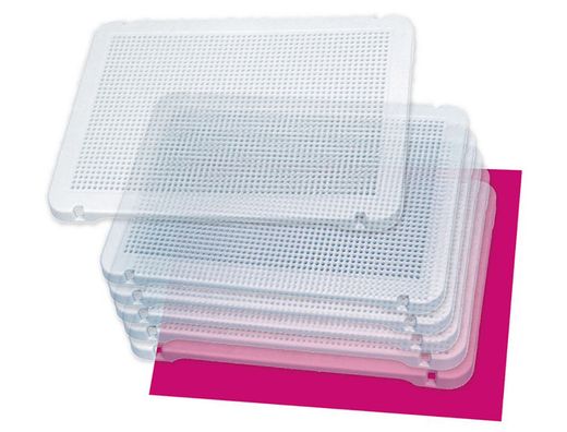 MINILAND 6 Unidades Bases construcciones tranparentes pegs 31X21