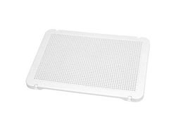 MINILAND EDUCATIONAL Pegs 6 unidades  placa 31x21mm color blanco