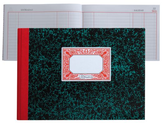 MIQUEL RIUS Libro de Caja Cartoné 4º Apaisado 215x155 Ref.3085