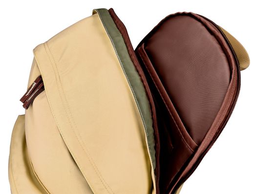Mochila antartik basic pack con bolsillo para portatil beige 20 l 300x160x420 mm