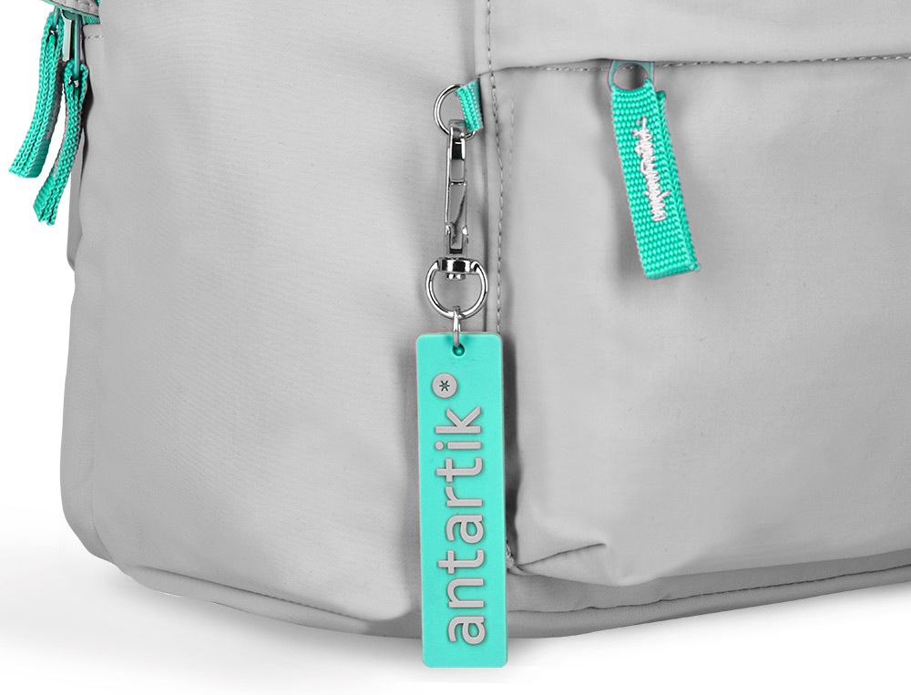 Mochila antartik basic pack con bolsillo para portatil gris 20 l 300x160x420 mm