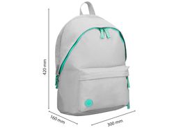 Mochila antartik basic pack con bolsillo para portatil gris 20 l 300x160x420 mm
