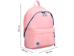 Mochila antartik basic pack con bolsillo para portatil rosa 20 l 300x160x420 mm
