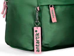 Mochila antartik basic pack con bolsillo para portatil verde 20 l 300x160x420 mm