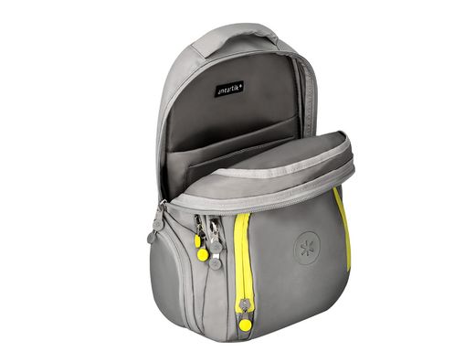 Mochila antartik fusion flex multibolsillo gris 19l 450x180x300 mm