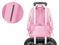 Mochila antartik fusion flex multibolsillo rosa 19l 450x180x300 mm