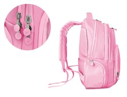 Mochila antartik fusion flex multibolsillo rosa 19l 450x180x300 mm