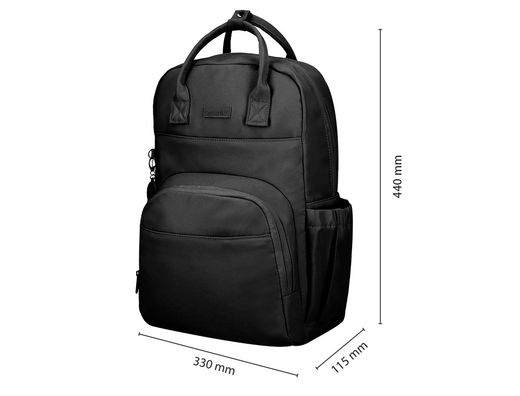 Mochila antartik glow bags con acolchado para portatil 15\" negro 25 l 440x150x310 mm
