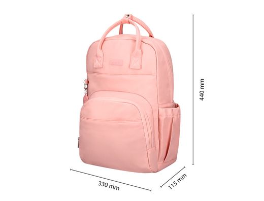 Mochila antartik glow bags con acolchado para portatil 15\" rosa 25 l 440x150x310 mm