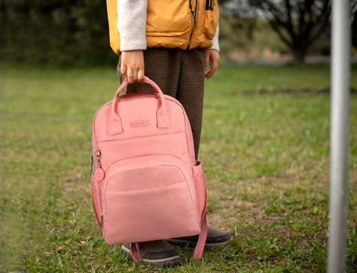Mochila antartik glow bags con acolchado para portatil 15\" rosa 25 l 440x150x310 mm