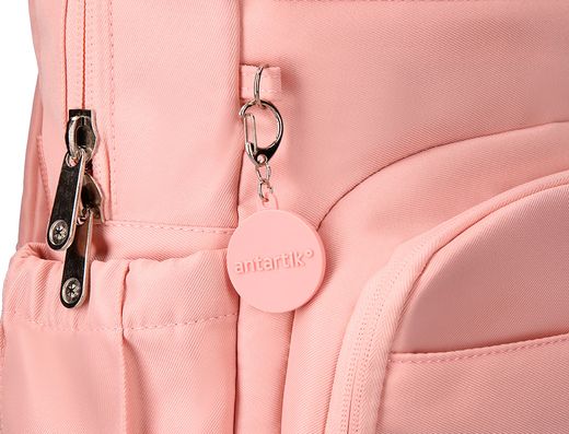 Mochila antartik glow bags con acolchado para portatil 15\" rosa 25 l 440x150x310 mm