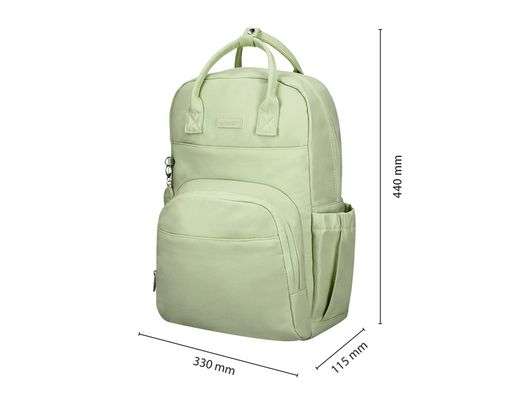 Mochila antartik glow bags con acolchado para portatil 15\" verde 25 l 440x150x310 mm