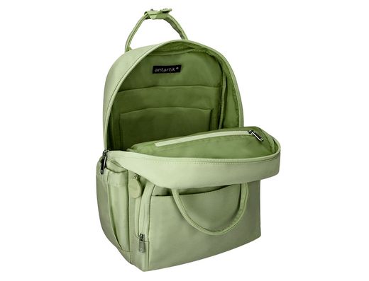 Mochila antartik glow bags con acolchado para portatil 15\" verde 25 l 440x150x310 mm
