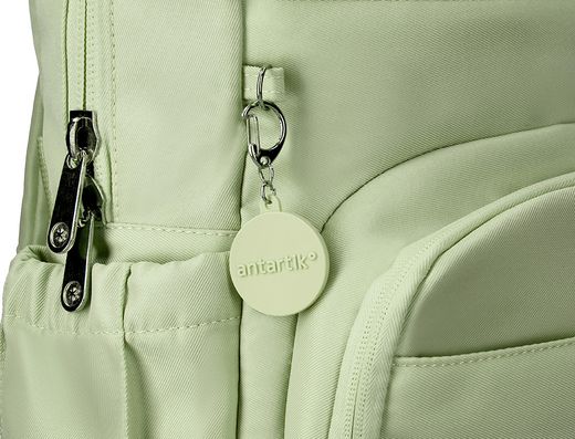 Mochila antartik glow bags con acolchado para portatil 15\" verde 25 l 440x150x310 mm