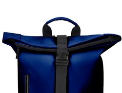 Mochila antartik roll pack waterproof enrollable gran capacidad azul marino 480x130x280mm