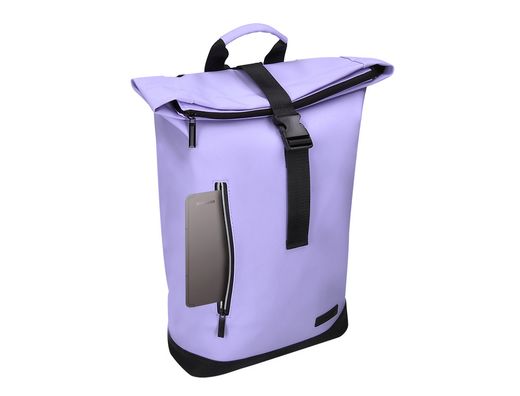 Mochila antartik roll pack waterproof enrollable gran capacidad color lavanda 480x130x280mm