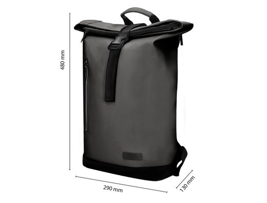 Mochila antartik roll pack waterproof enrollable gran capacidad gris 480x130x280 mm