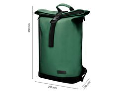 Mochila antartik roll pack waterproof enrollable gran capacidad verde militar 480x130x280 mm
